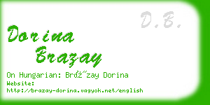 dorina brazay business card